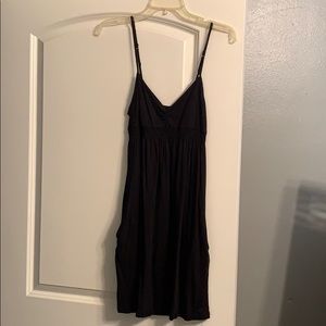 Black Spaghetti Strap Dress.